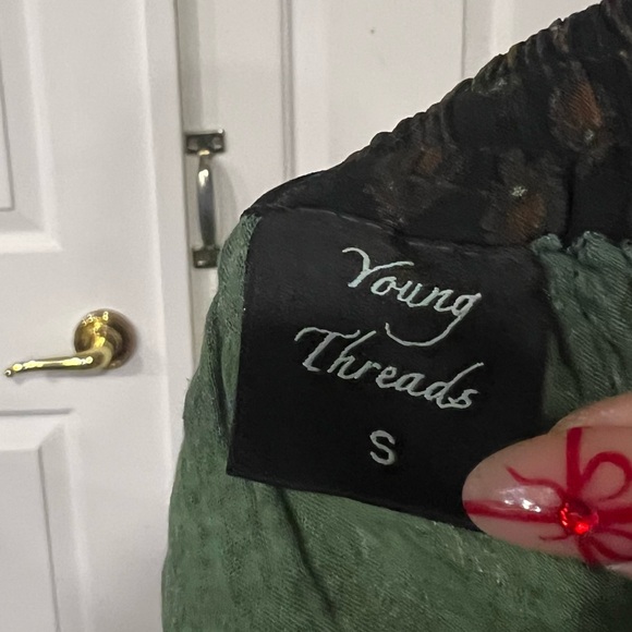 Young Threads | Bohemian Midi Multi Pattern Art to Wear Skirt - Picture 4 of 4